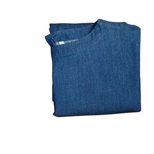 Muji Denim A-Line Blouse — Super Flattering! m/l